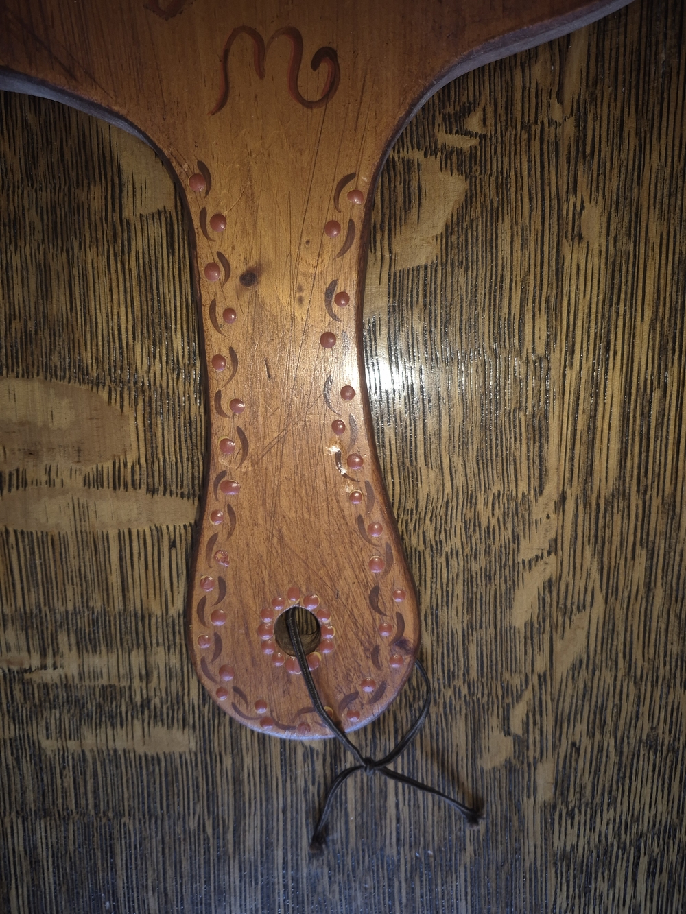 Vintage Kitchen Witch Wooden Welcome Paddle Sign - Picture 6 of 8